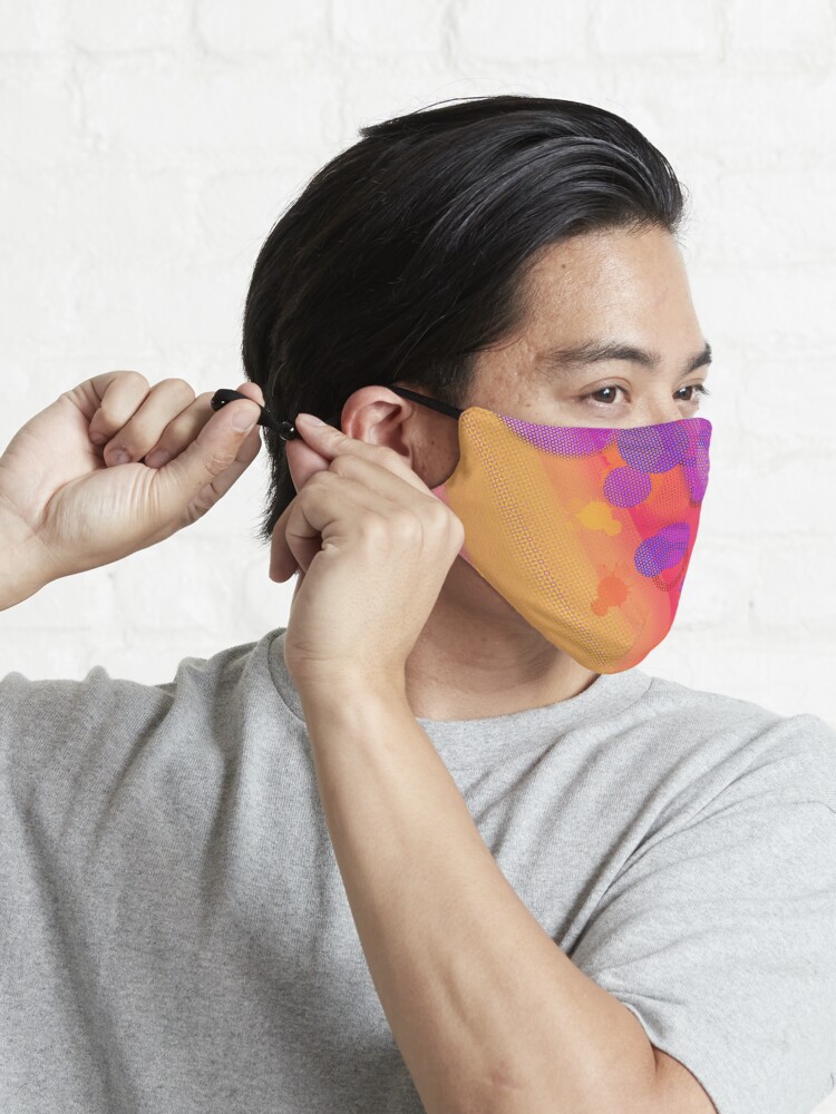 Alternate view of Purple Halftone Bubbles Mask