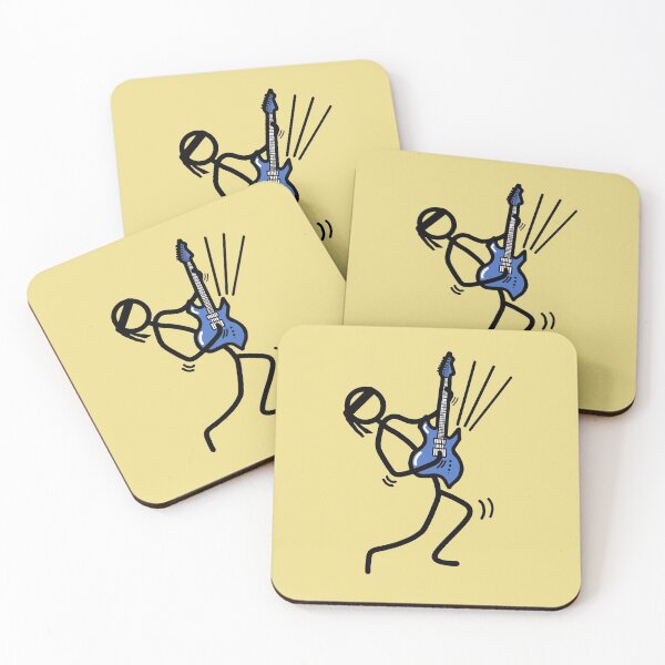 Item preview,  Stickman / Playing electric guitar designed and sold by LotusCreations.
