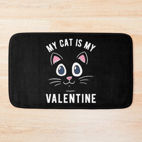 Item preview, My Cat Is My Valentine Cat Lover V designed and sold by Lemon Pepper.