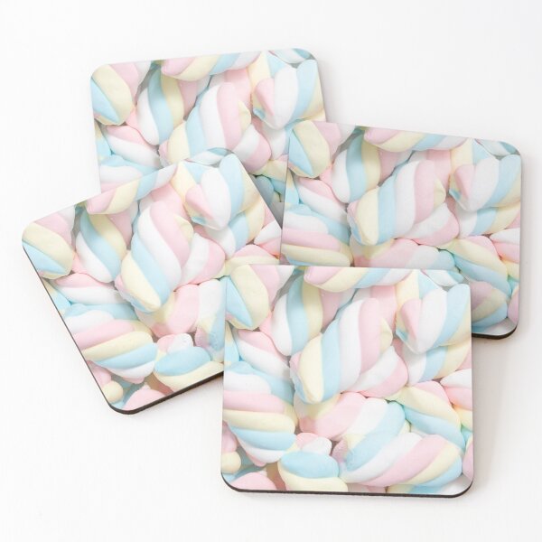 Item preview, MARSHMELLOW,PASTELPINK,YELLOW,BLUE designed and sold by wildwhimsical.