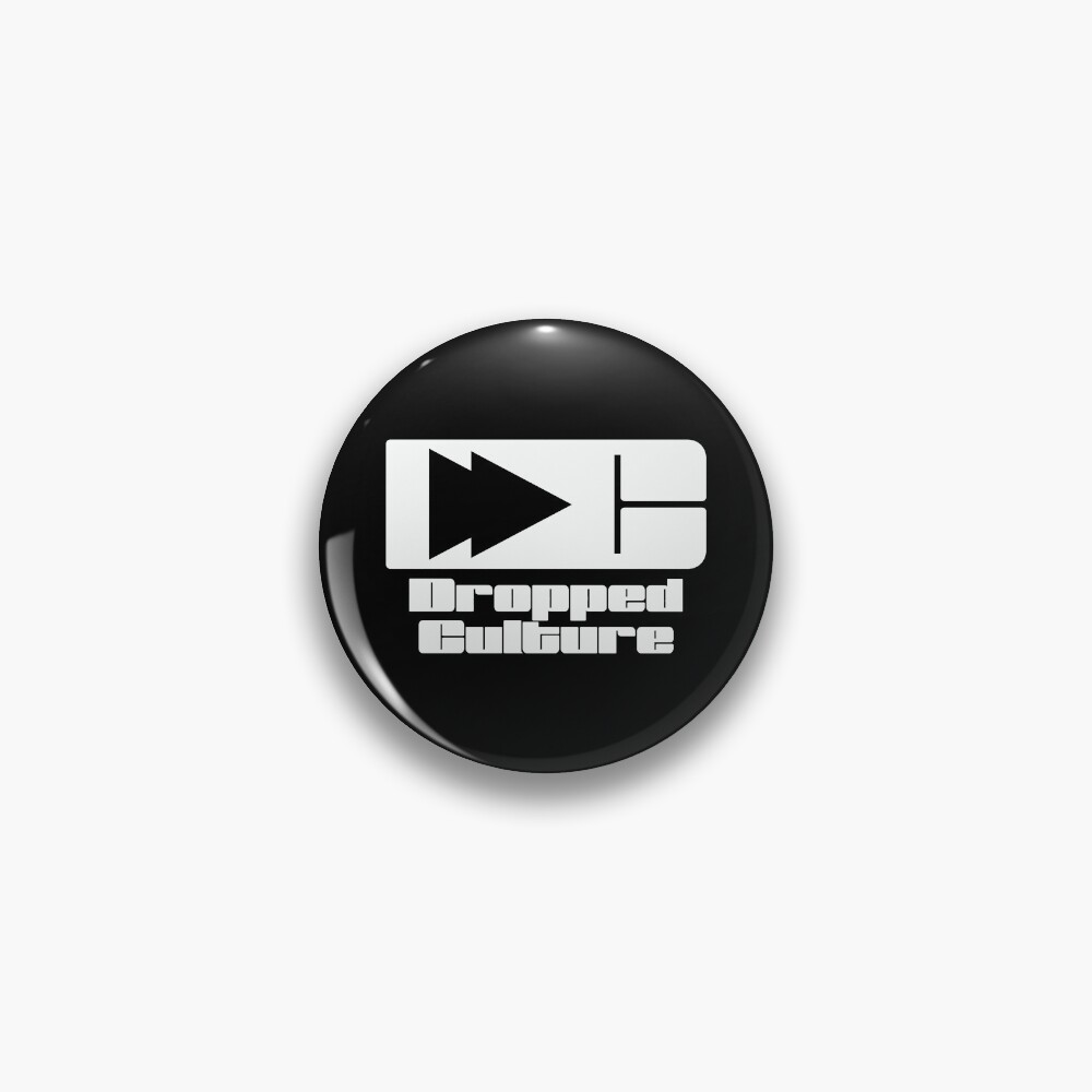 The Dropped Culture Podcast Original Logo Pin
