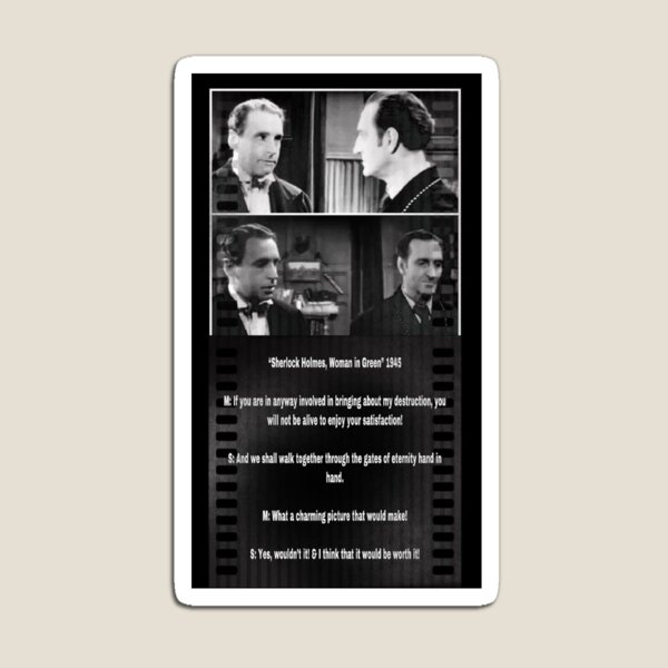 My favorite scene in Sherlock Holmes, Woman in Green 1945" Poster for Sale  by LisaMPierce1990 | Redbubble