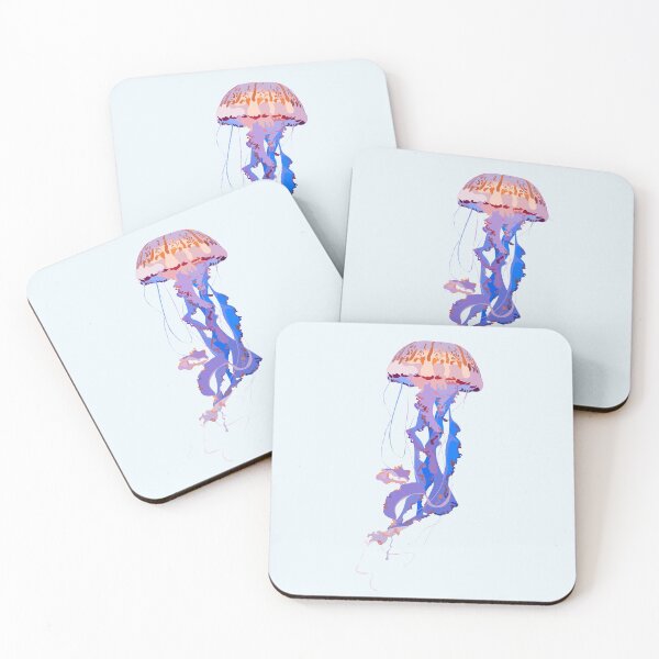 Item preview, Purple and Blue Jellyfish Illustration designed and sold by Kyle Smithgall.