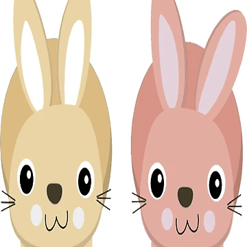 Artwork thumbnail, Two Rabbits by customgiftstore
