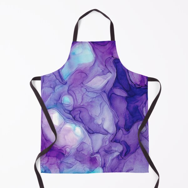 Item preview, Purple and Blue Abstract 131 Alcohol Ink Painting by Herzart designed and sold by herzart.
