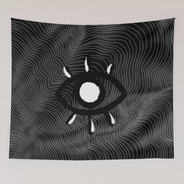 Item preview, Monochrome Eye Large Print designed and sold by Edgeofworlds.