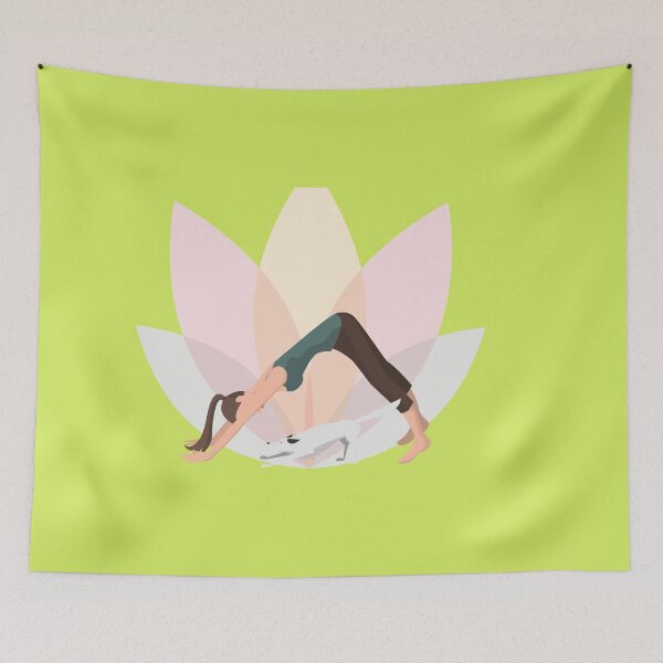 Item preview, Morning yoga with my dog designed and sold by Suzie-Mara.