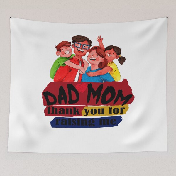 Item preview, Dad mom thank you for raising me,new design designed and sold by ESAMSTORE.