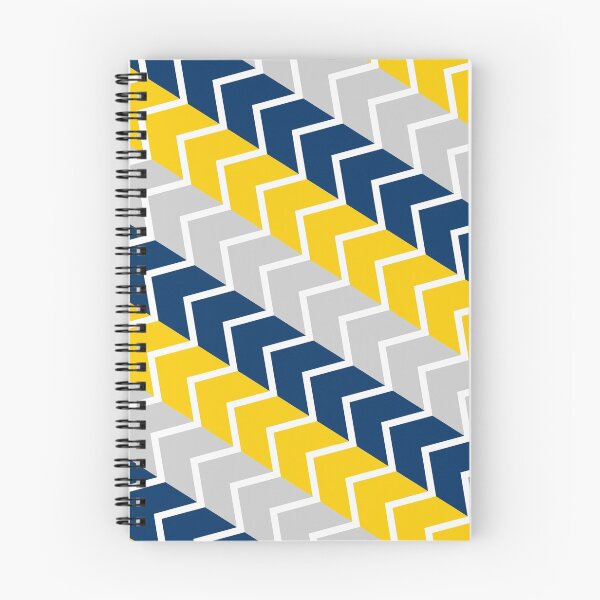 Item preview, Yellow, Navy & Gray Stripes and Zigzag Pattern designed and sold by TGIYHome.