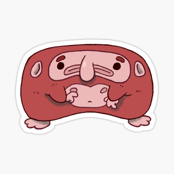 Vista previa del artículo con la obra «Bloboon rojo», diseñado y vendido por RyanohArt.