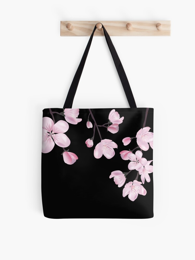 Hand Painted Sakura Bag