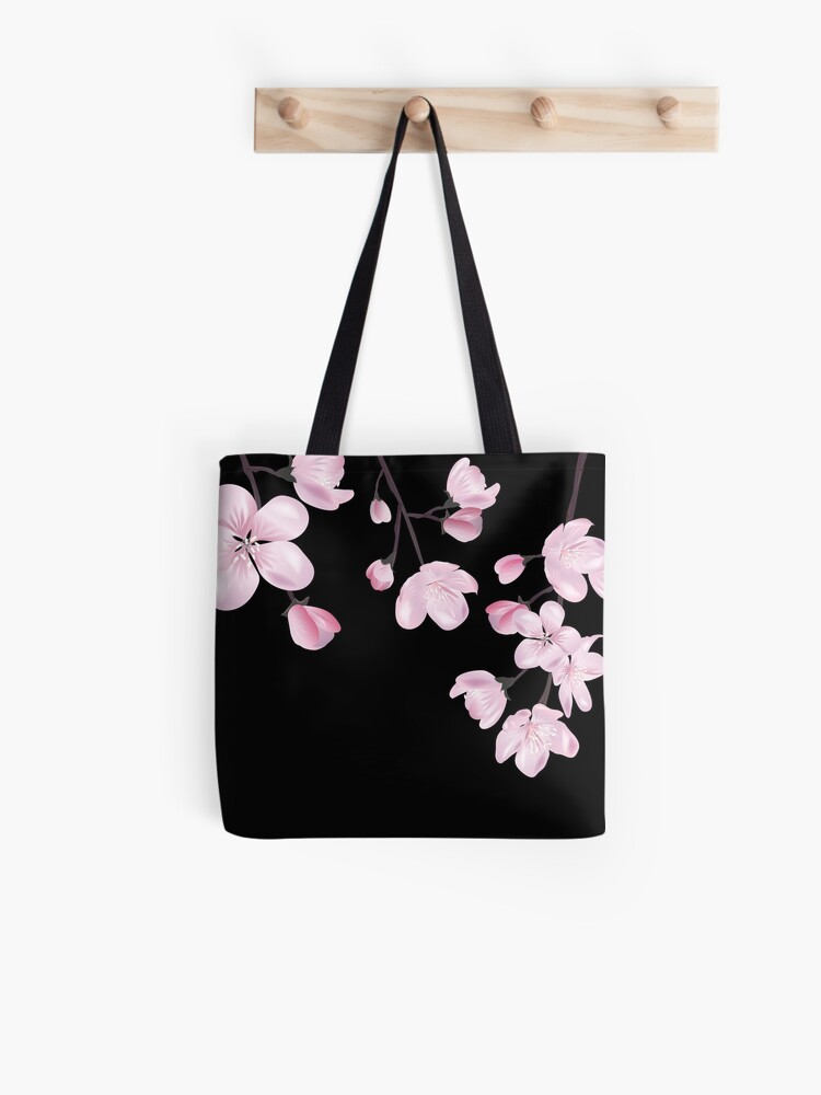 Oriental cherry blossom in spring 005 Tote Bag by Ori Artiste