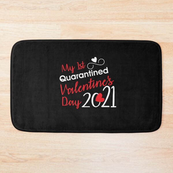 Item preview, My First Quarantined Valentine's Day 2021,Funny Valentine Gift  designed and sold by Mr-tach.