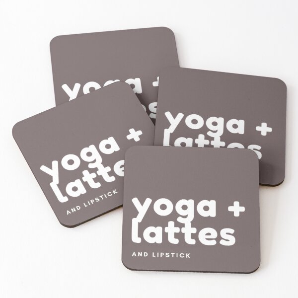 Item preview, Yoga plus Lattes, and Lipstick designed and sold by shantishirts.