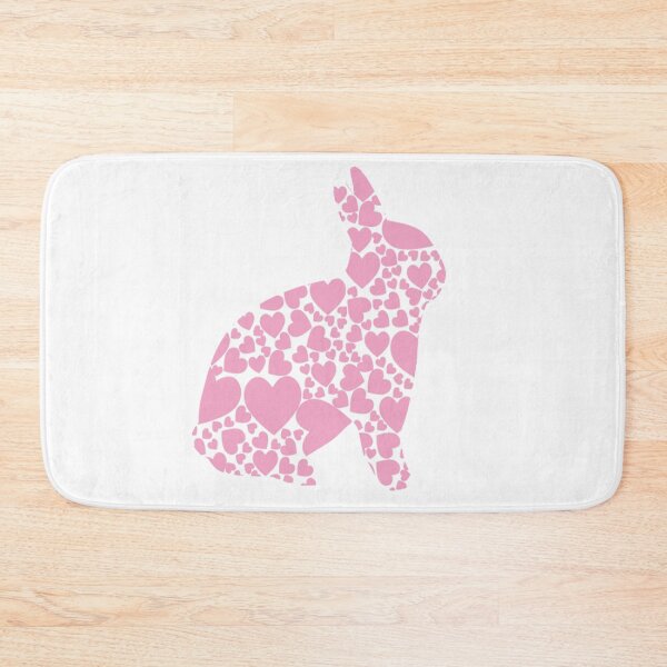 Item preview, Pink Hearts Rabbit designed and sold by customgiftstore.