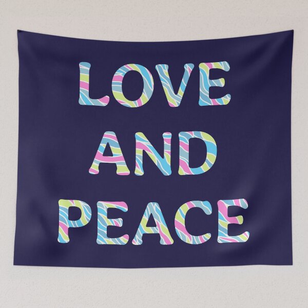 Item preview, Love and Peace (4) designed and sold by ToluaPrints.