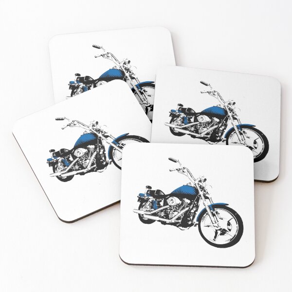 Item preview, Dyna Super Glide Motorcycle, Blue designed and sold by YourIllusion.