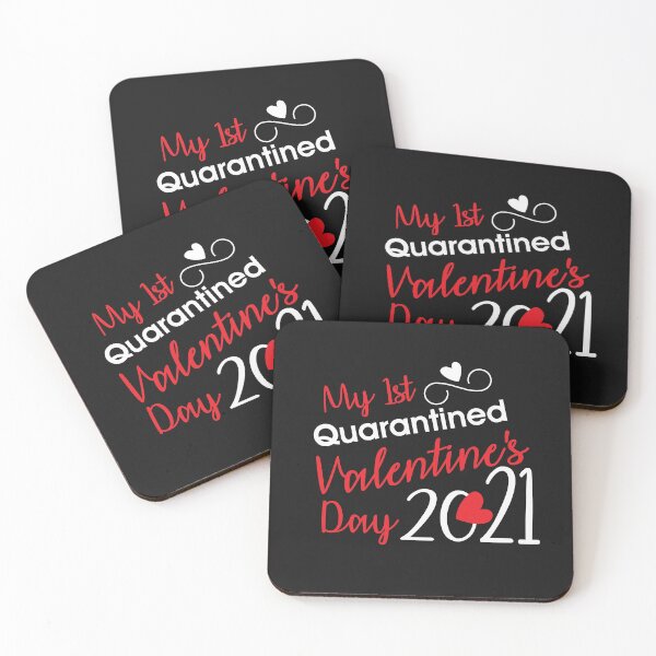 Item preview, My First Quarantined Valentine's Day 2021,Funny Valentine Gift  designed and sold by Mr-tach.