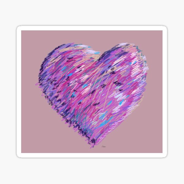 Item preview, Heart in Pastel  designed and sold by Victoria Coughtrie-Gray.