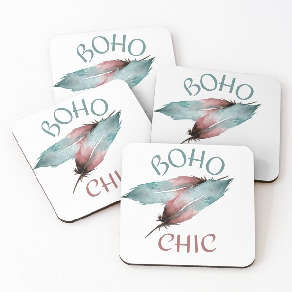 Item preview,  Boho Chic Feather Design designed and sold by BitsndPieces.