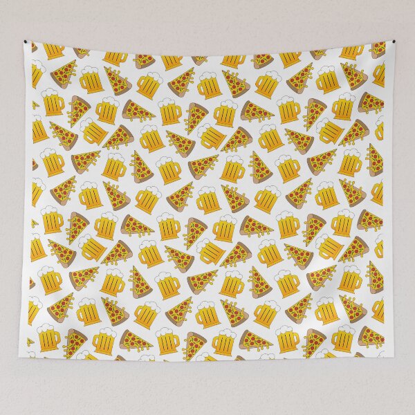 Item preview, Never Ending Pizza Pattern designed and sold by bfrench87.