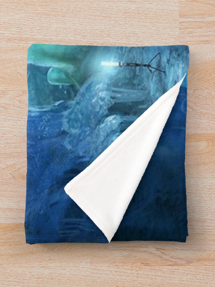 "Subnautica Below Zero Concept Art" Throw Blanket by RecordingBlock