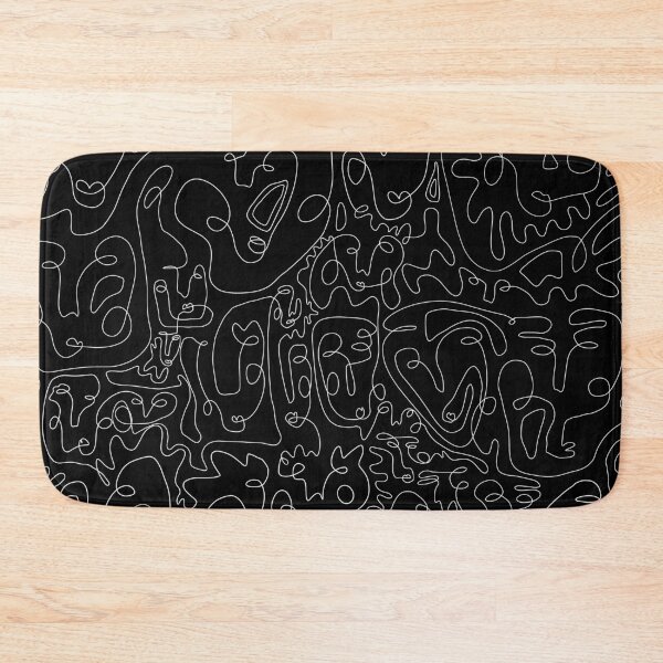 Item preview, one line face black and white designed and sold by livinfull.