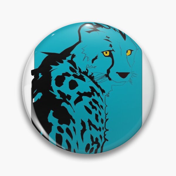 Item preview, Acinonyx Jubatus Blue designed and sold by ImaginandoArt.