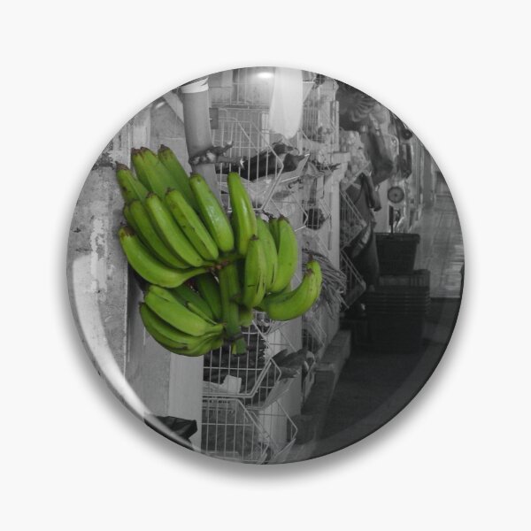 Item preview, Green bananas in the market designed and sold by swan2sky.
