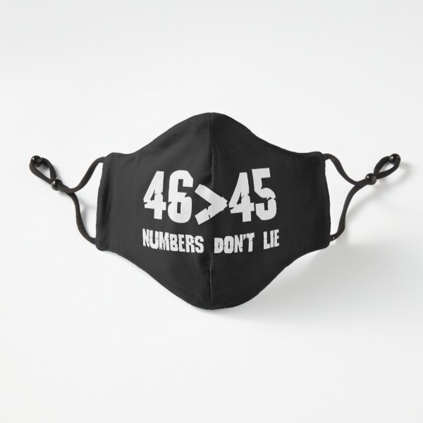 Trump Lost 46 > 45 - Fitted Mask Fitted 3-Layer