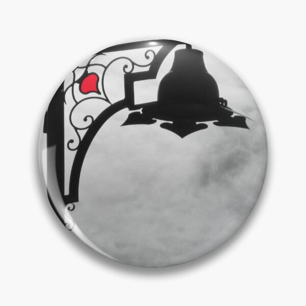 Item preview, Red heart on lamppost designed and sold by swan2sky.