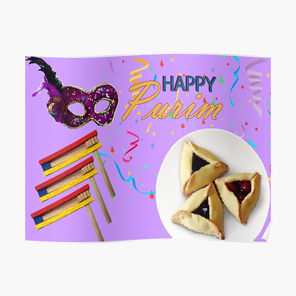 Happy Purim Poster