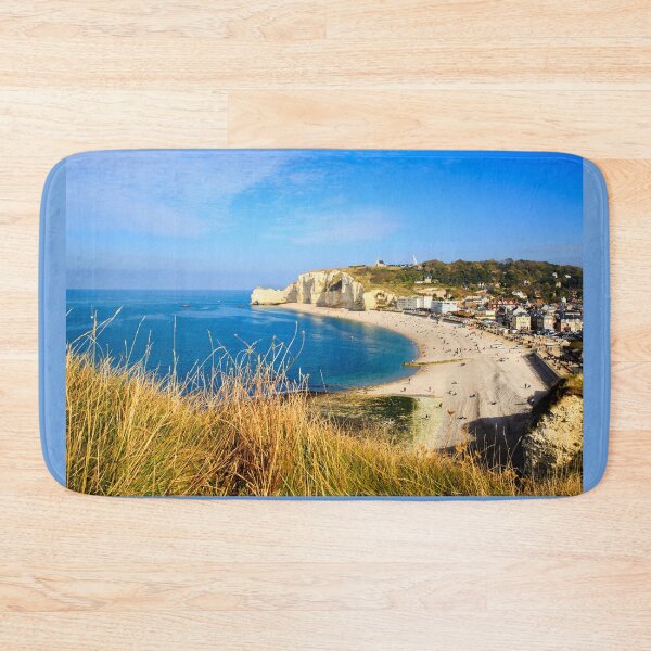 Item preview, View at Etretat town in Normandy, France designed and sold by Rrrainbow.