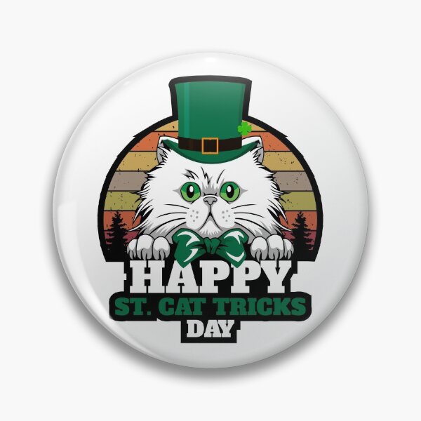 Item preview, Happy St. Cat Tricks Day designed and sold by Wet Noses Designs.