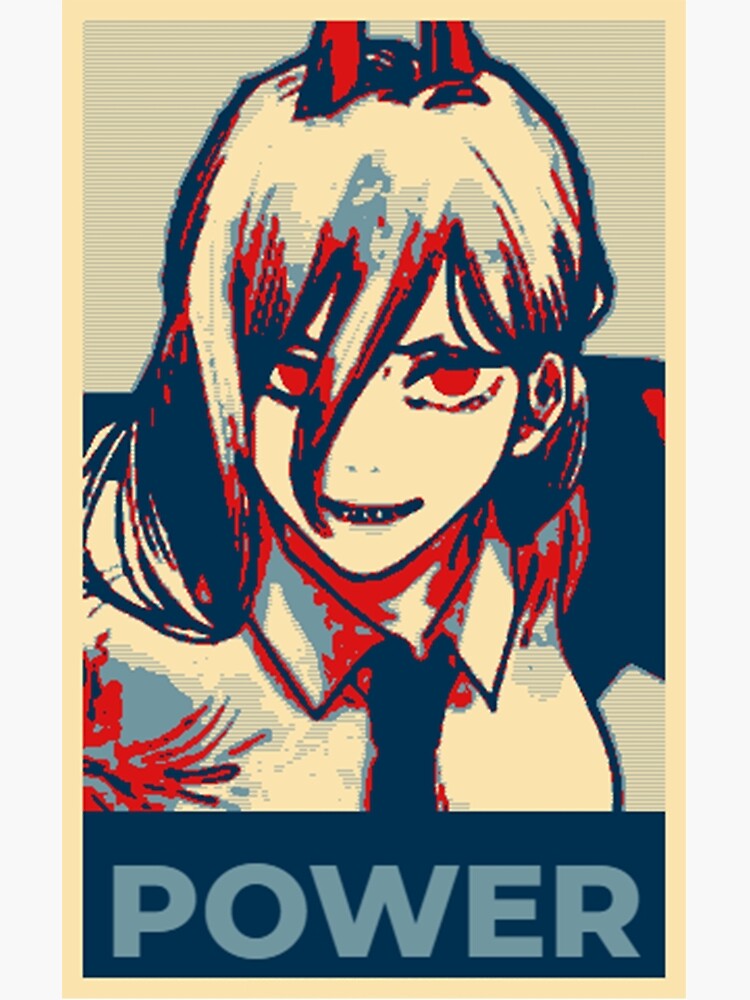 "Chainsaw Man Power" Poster by Deepcale Redbubble