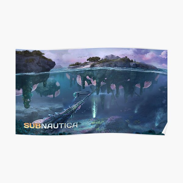 Subnautica Floating Island Poster
