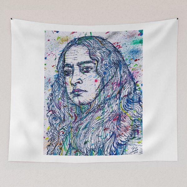 Item preview, PARAMAHANSA YOGANANDA watercolor and ink portrait .1 designed and sold by lautir.