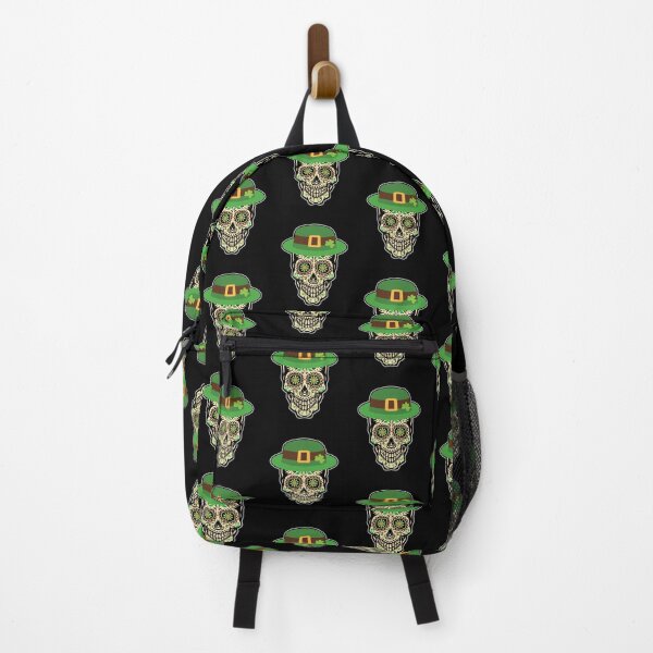 Item preview, St Patrick's Day Sugar Skull Leprechaun designed and sold by EstelleStar.