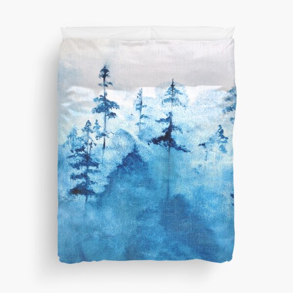 Item preview, Blue Woods Duvet designed and sold by Sophersgreen.