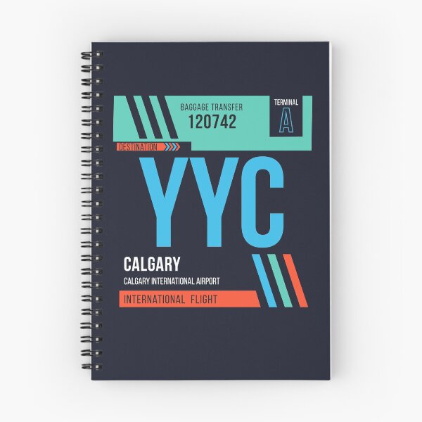 Item preview, Calgary (YYC) Airport Code Baggage Tag designed and sold by SLAG-Creative.