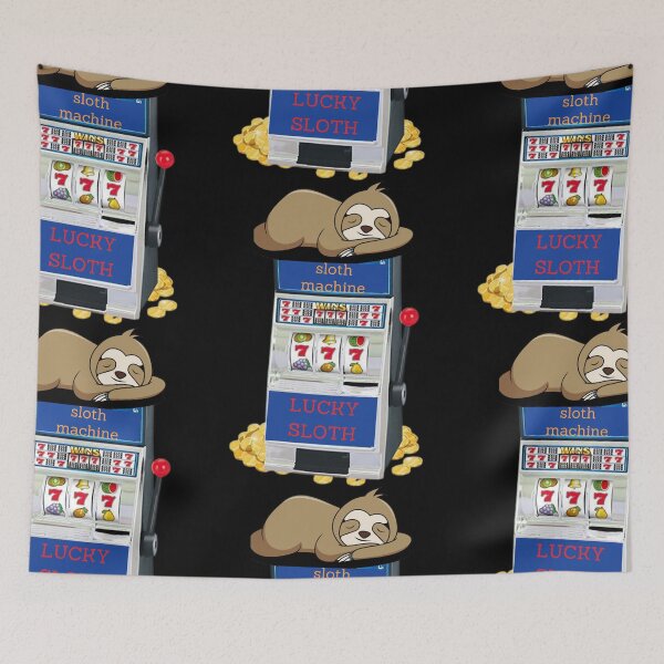 Item preview, sloth machine cute funny designed and sold by amy greaves.