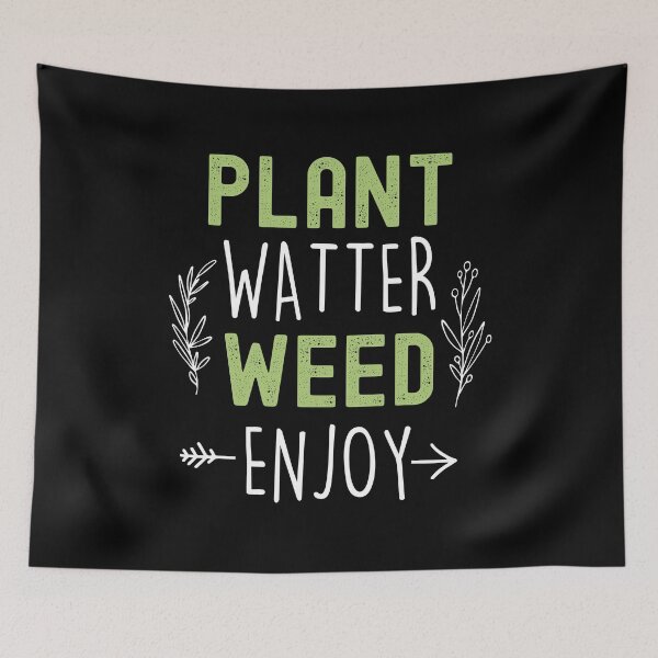 Item preview, Garden Design Plant Watter Weed Enjoy designed and sold by Joxxio.