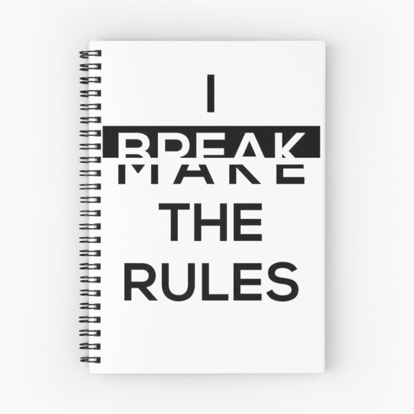 Item preview, I make the rules !  designed and sold by Be-Minimalist.