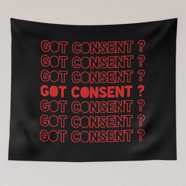 Item preview, Got Consent ? Tote bag thank you  designed and sold by ShirtzTonight.