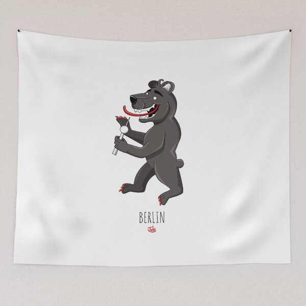 Item preview, Berliner Bär - Berlin city bear designed and sold by Juls Designs.
