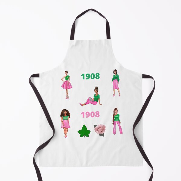 Item preview, Pink and Green 1908 Sorority Girls designed and sold by JonesWorldOrder.