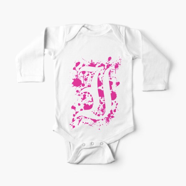Negative Space 'I' Long Sleeve Baby One-Piece