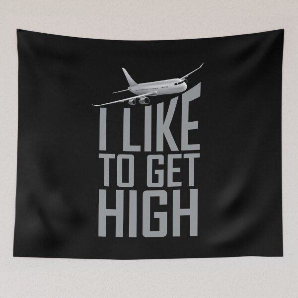 Item preview, Airplane Design I Like To Get High cool designed and sold by Joxxio.