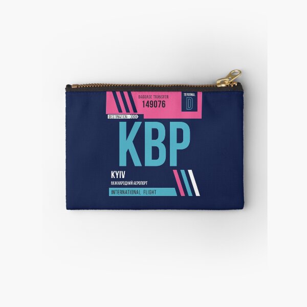 Item preview, Kyiv (KBP) Airport Code Baggage Tag designed and sold by SLAG-Creative.