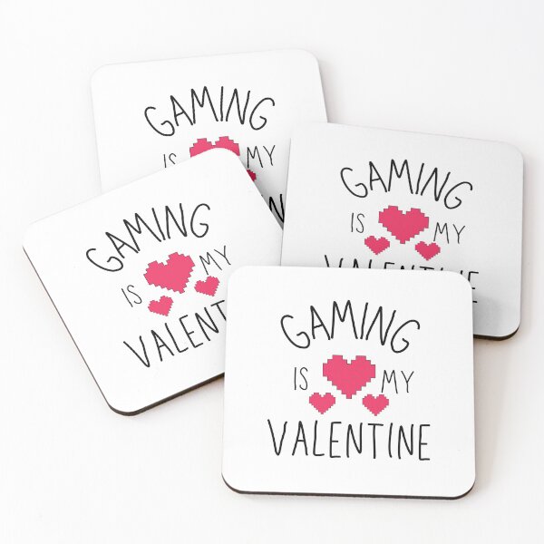 Item preview, Gaming Is My Valentine 8 Bit Heart designed and sold by Sutra-Lotus-Co.